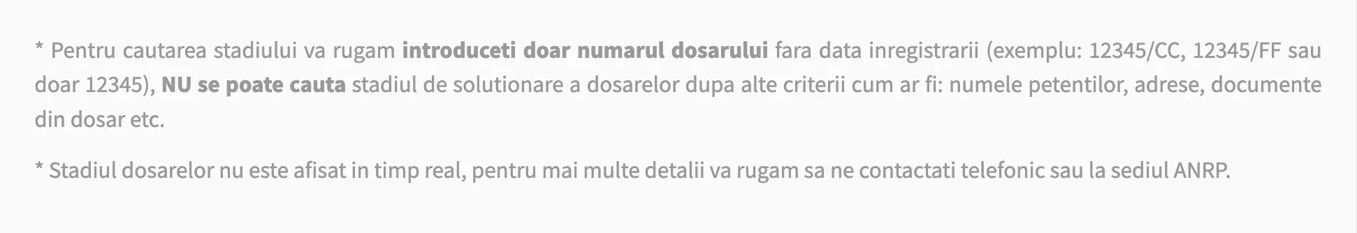 Anrp cautare dosare dupa nume